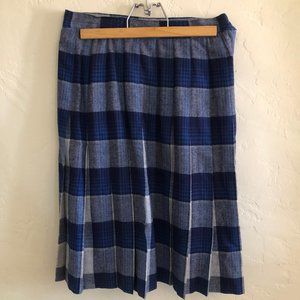 Beautiful Vintage Wool Plaid Skirt